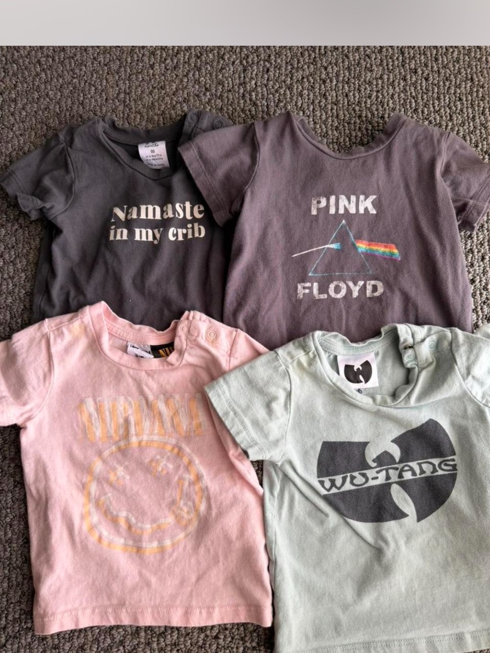 Cotton On Kids Short-Sleeve Tee Bundle of 4 baby t shirts size 3-6m